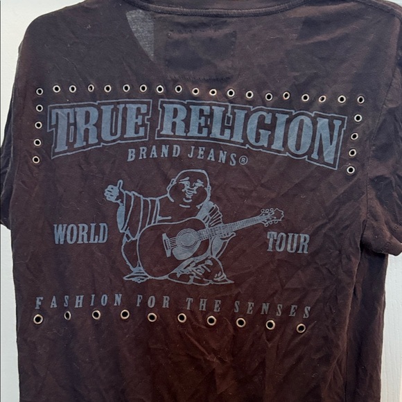 True Religion Black Tee with Logo Accent - Picture 5 of 5